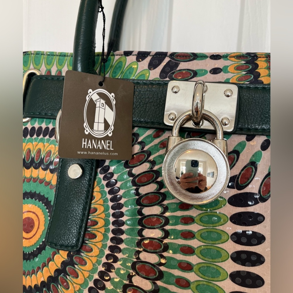 Hananel purse retro satchel multi color vibrant - Picture 8 of 16